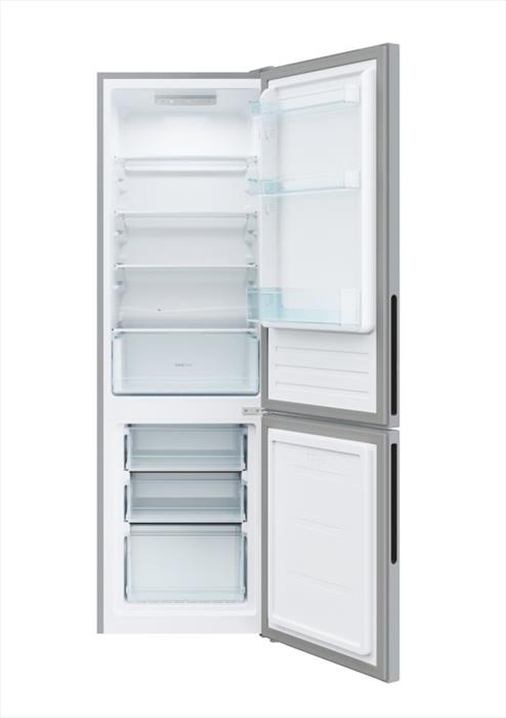 "CANDY - Frigorifero combinato CCT3L517ES Classe E 260 lt-Argento"