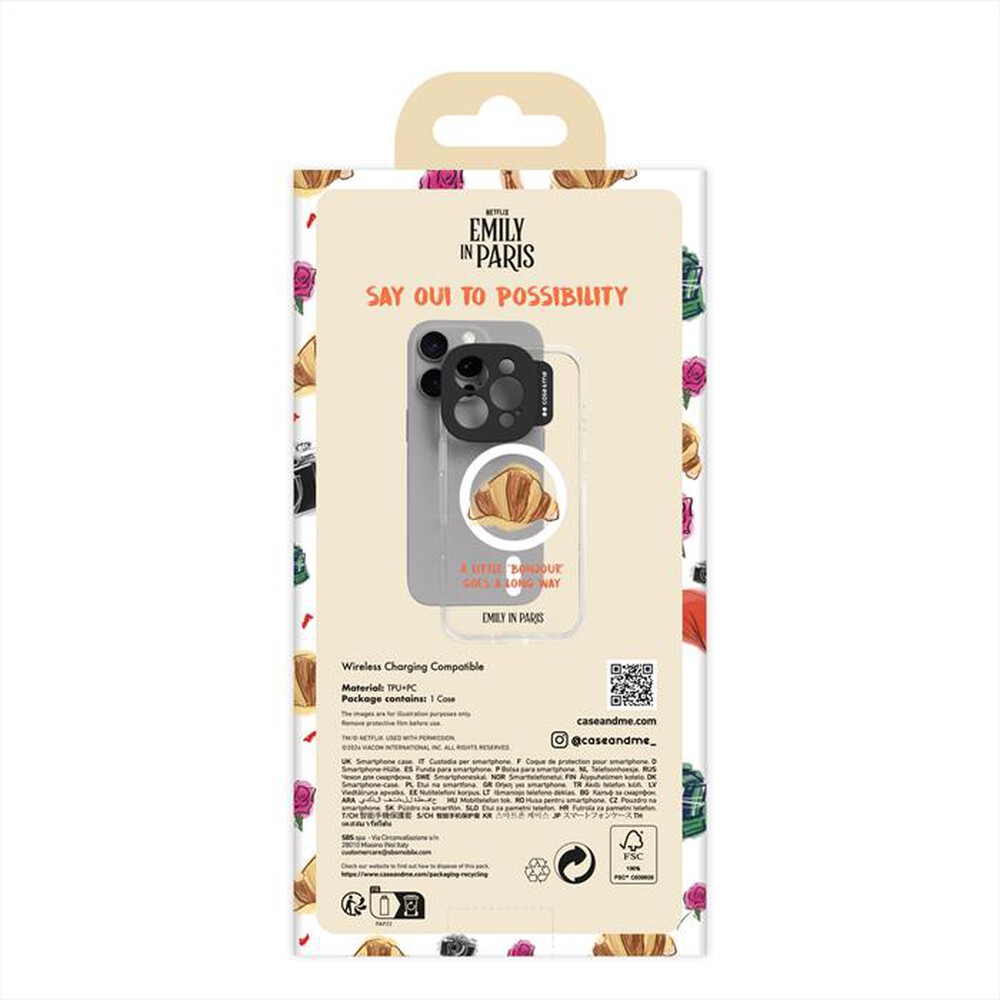 "CASEME - Cover Magsafe CMEMIPCOVMIP1661P2 iPhone 16 Pro-Croissant"