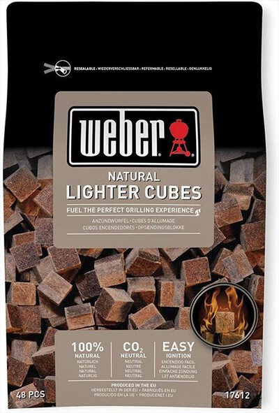 WEBER - CUBETTI ACCENDIFUOCO NATURALI