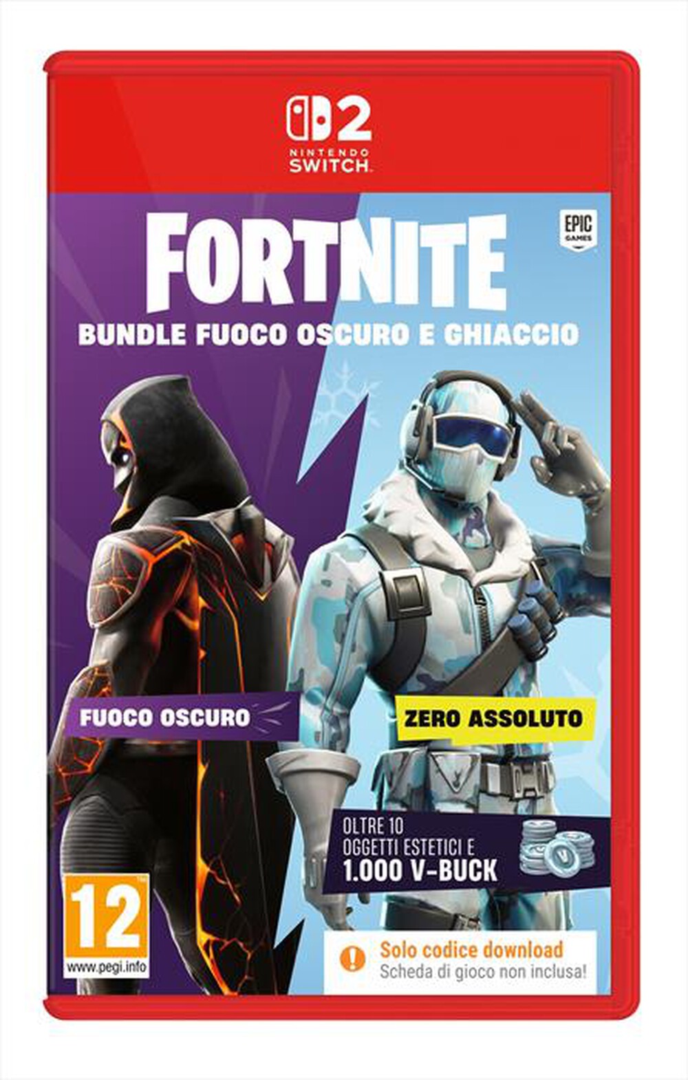 Immagine del prodotto EPIC GAMES - FORTNITE BUNDLE FUOCO OSCURO E GHIACCIO (CODICE DI