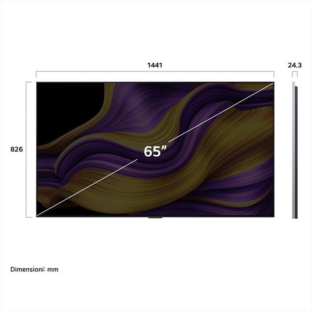 Immagine del prodotto LG - Smart TV OLED evo AI UHD 4K 65" OLED65G56LS-Silver