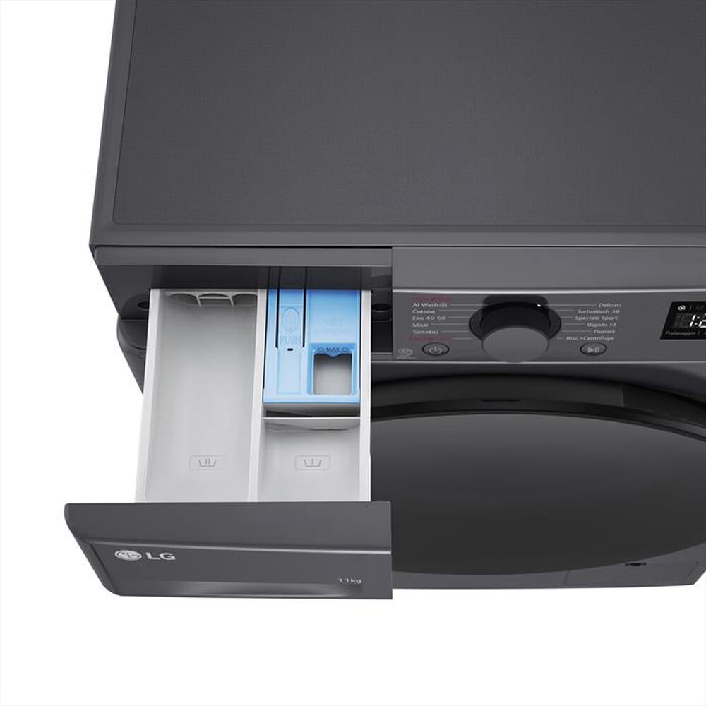 "LG - Lavatrice AI DD R5 F4R5011TSMB 11kg Classe A-Nero"