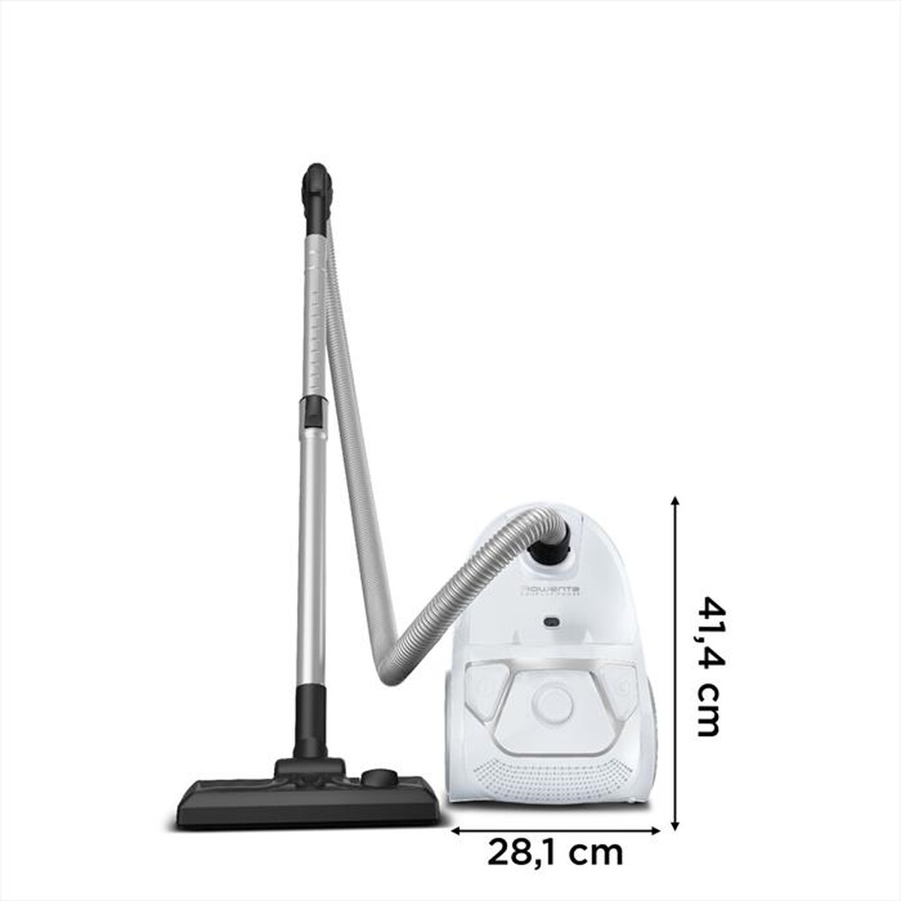 Immagine del prodotto ROWENTA - RO3927EA Compact Power, Aspirapolvere a Traino-Bianco