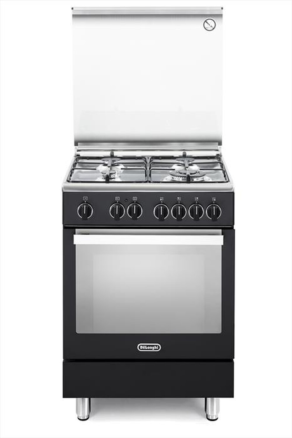 "DE LONGHI - Cucina a gas PEMA 64 Classe A-Antracite"