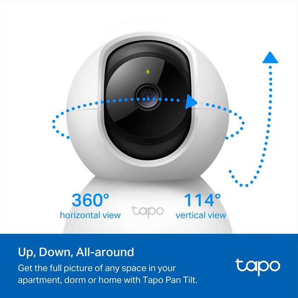 "TP-LINK - Telecamera TC71 PAN/TILT HOME SECURITY 2K WI-FI"