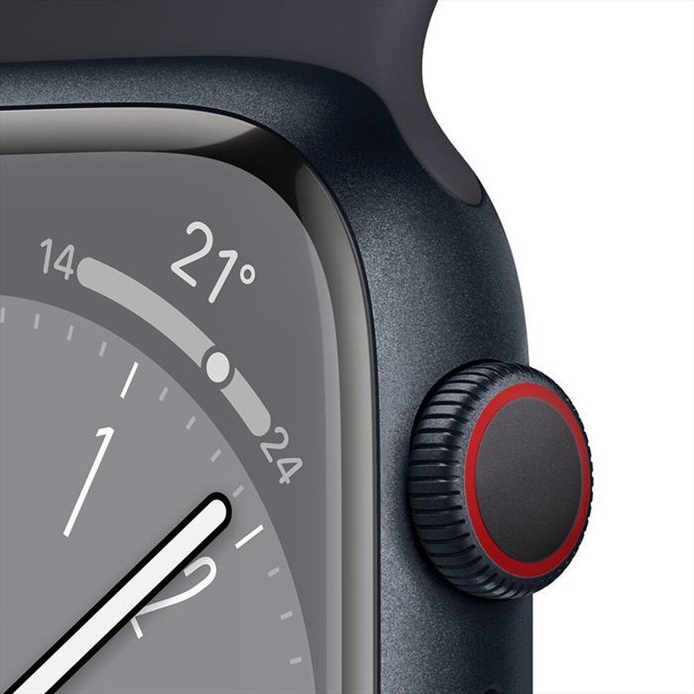 "APPLE - Watch Series 8 GPS + Cellular 41mm Alluminio-Mezzanotte"