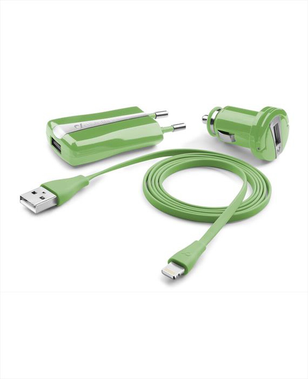 Immagine del prodotto CELLULARLINE - USB Compact Charger ACHUSBCOMPACTCG-Verde