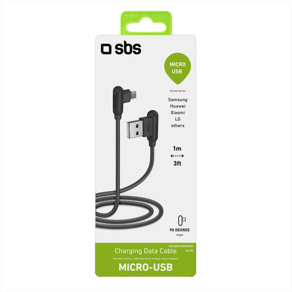 "SBS - TECABLE90MICROK-Nero"