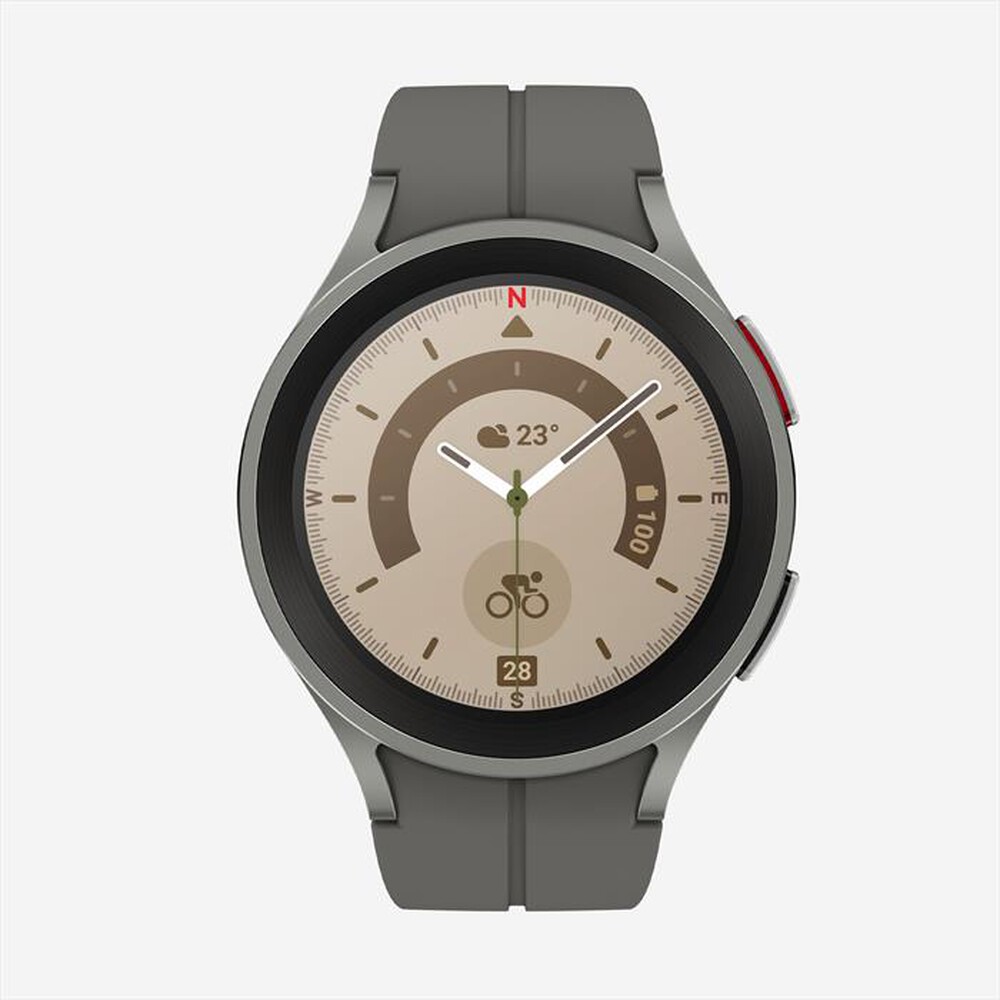 "SAMSUNG - GALAXY WATCH5 PRO 45MM BT, 1.5+16 GB-Gray Titanium"