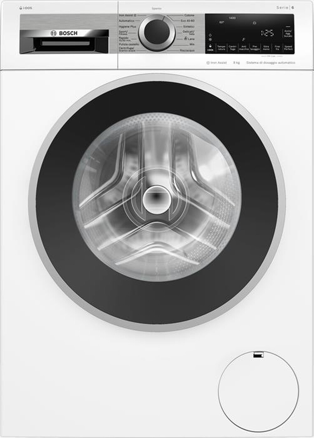 "BOSCH - Lavatrice WGG244F0IT 9 Kg Classe A-BIANCA"