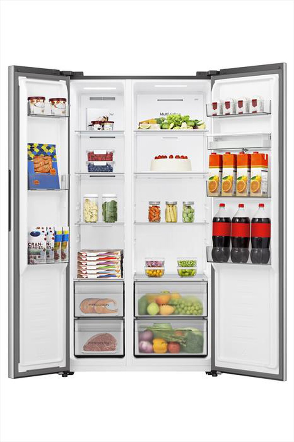 Immagine del prodotto HISENSE - Frigorifero side by side MS91558DEI Classe E-Inox