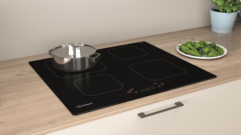 "INDESIT - Piano cottura induzione IS 83Q60 NE 59 cm-Nero"
