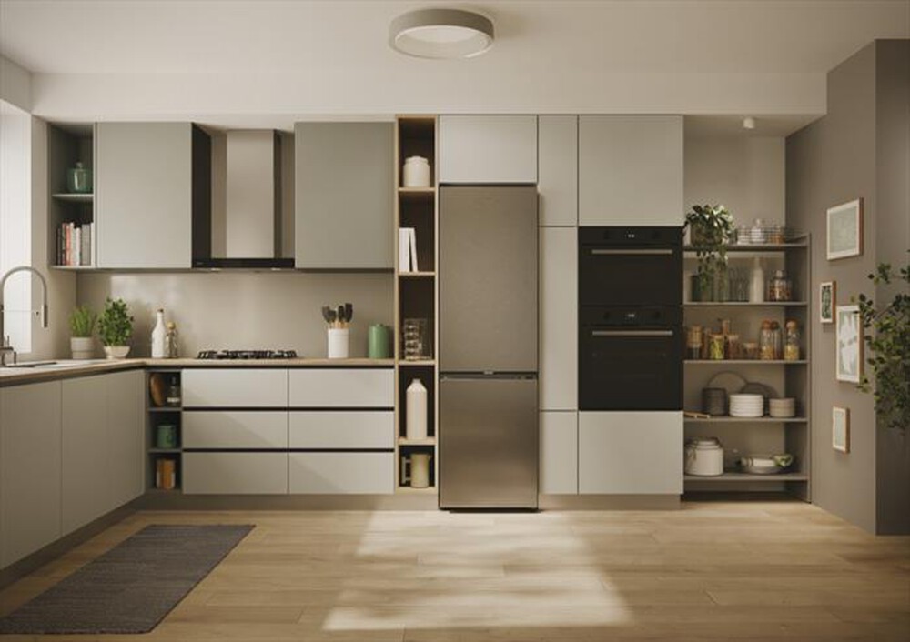 Immagine del prodotto CANDY - Frigorifero combinato CNCQ2T518EX Classe E 279 lt-Acciaio inox