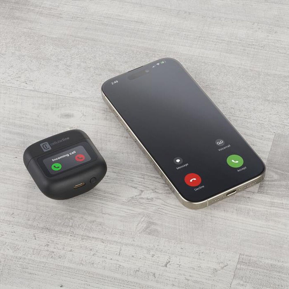 Immagine del prodotto CELLULARLINE - Auricolare bluetooth HUSH-Nero