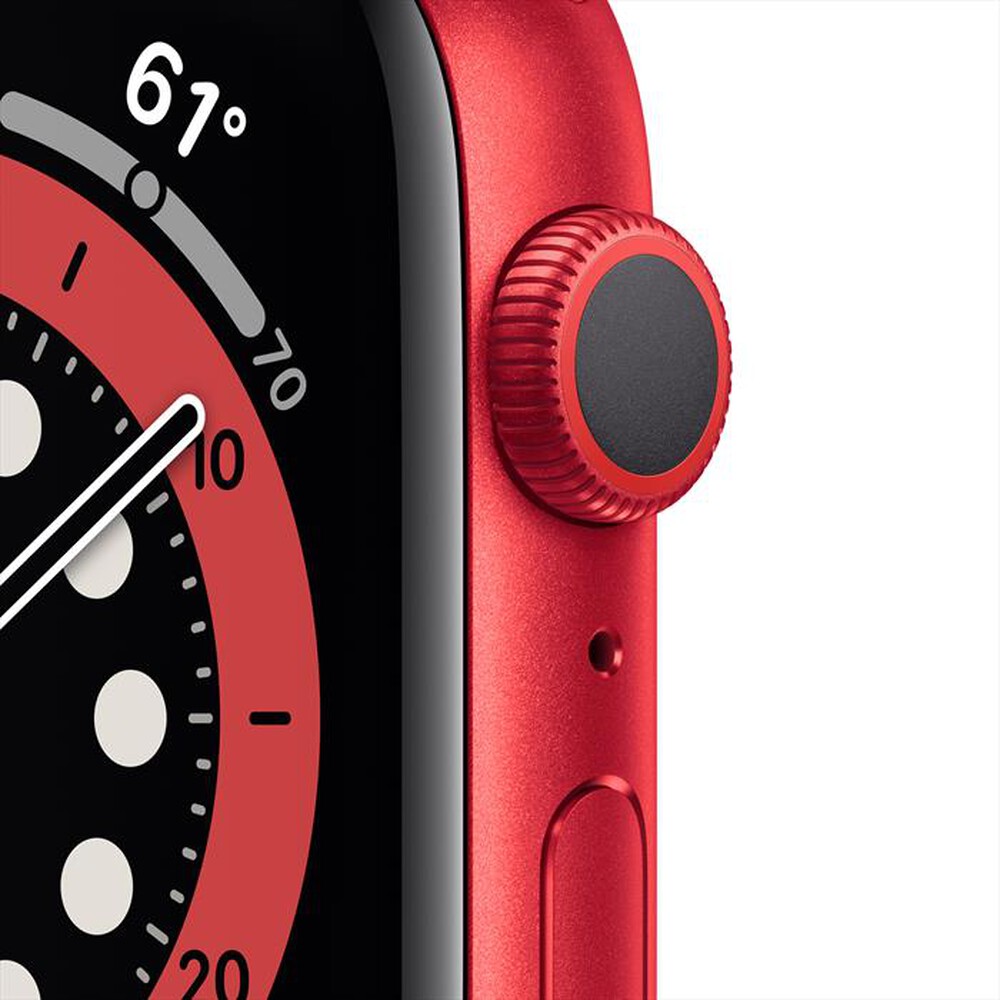 "APPLE - Watch Series 6 GPS 44mm Alluminio Rosso-Cinturino Sport Rosso"