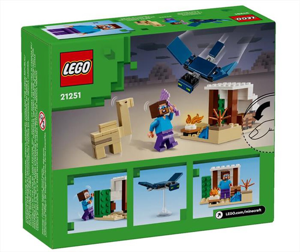 "LEGO - MINECRAFT Spedizione di Steve nel deserto - 21251-Multicolore"