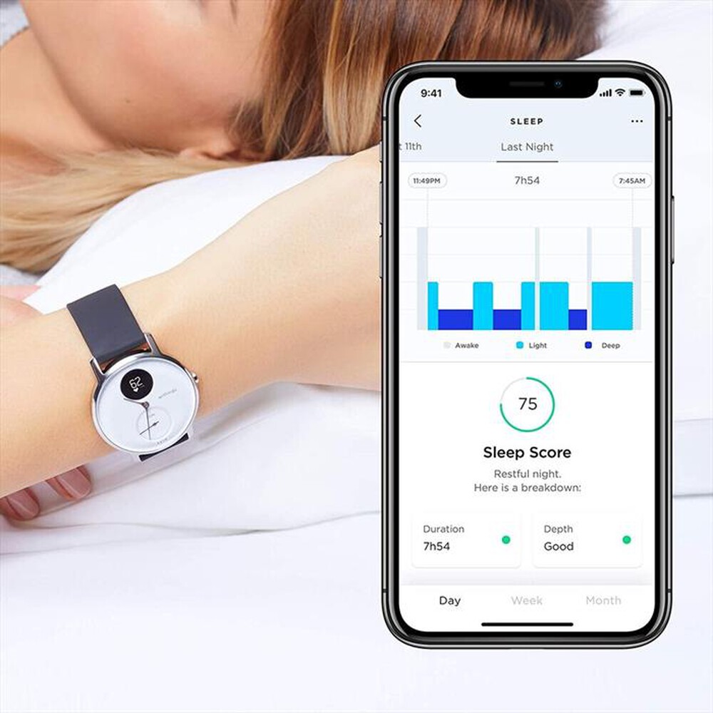 "WITHINGS - Smart Watch SCANWATCH 38mm-ROSE GOLD"