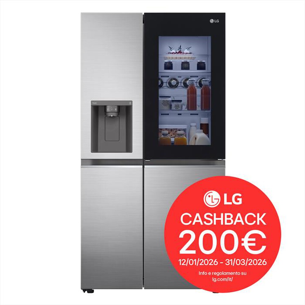Immagine del prodotto LG - Frigorifero side by side GSXV80PZLE Classe E 635 l-Inox