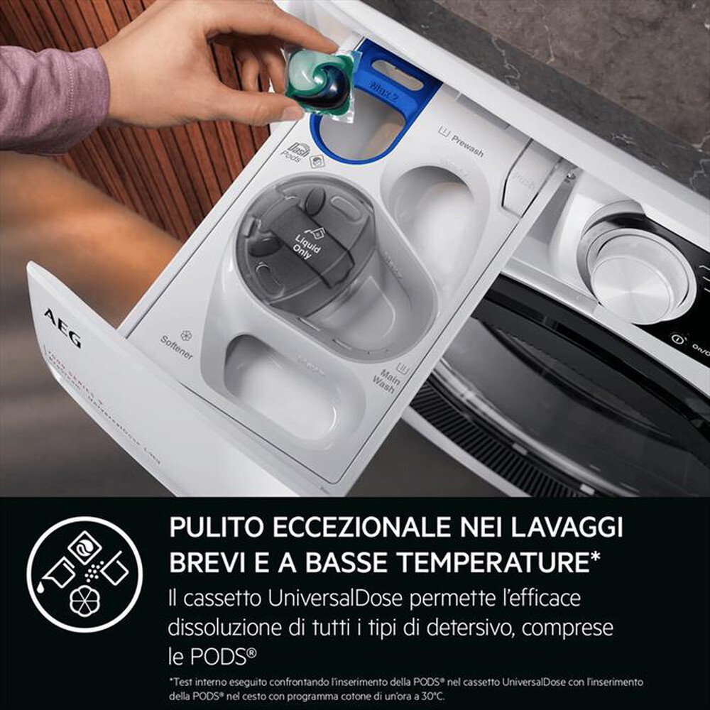 Immagine del prodotto AEG - Lavatrice LR8FH104VY 10 Kg Classe A-Bianco