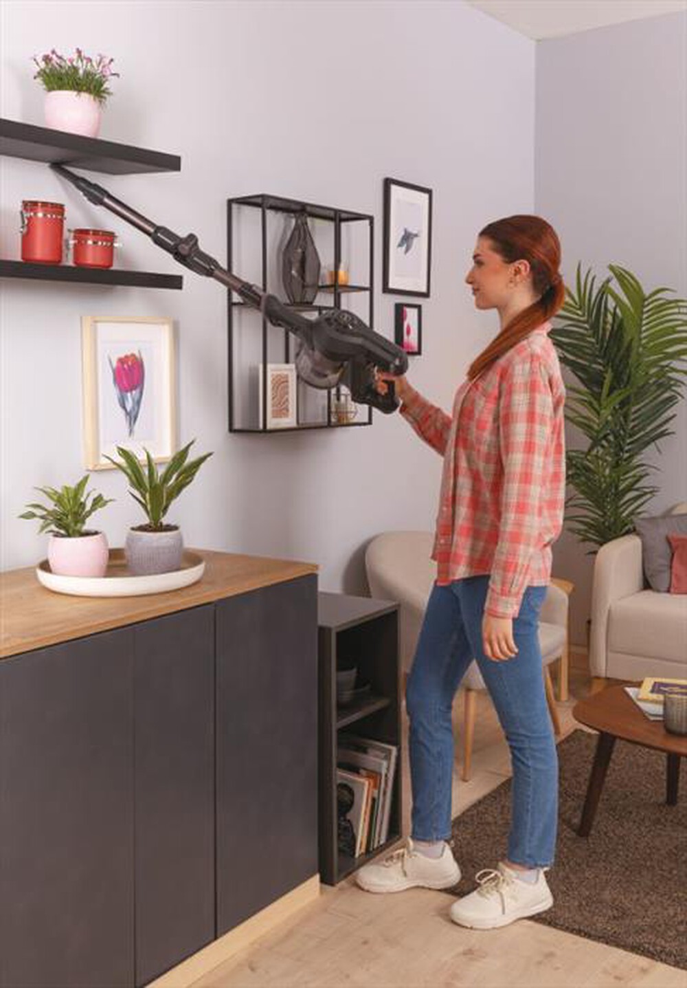 "HOOVER - Scopa elettrica HF103X 011-Titanio"