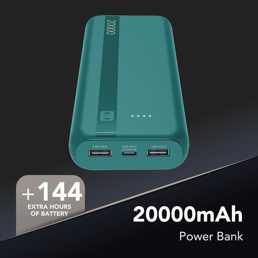 Immagine del prodotto CELLULARLINE - POWER BANK ESSENTIAL 20000-Blu