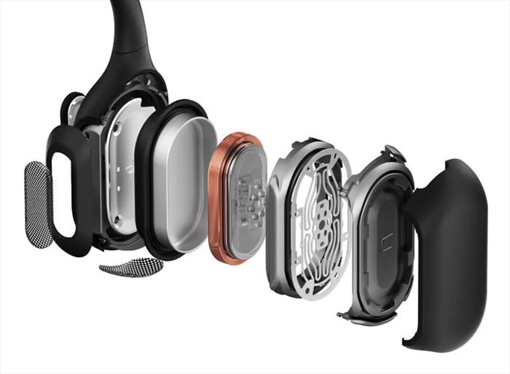 "SHOKZ - Auricolari a conduzione ossea OPENRUN PRO-nero"