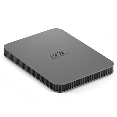 LACIE - Hard disk 2TB MOBILE DRIVE SECURE USB 3.1-C-SPACE GREY