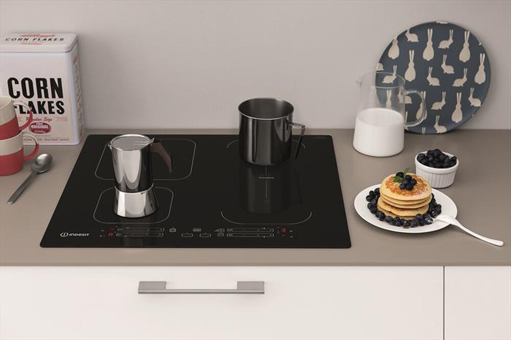 "INDESIT - Piano cottura induzione IB 65B60 NE 59 cm-Nero"