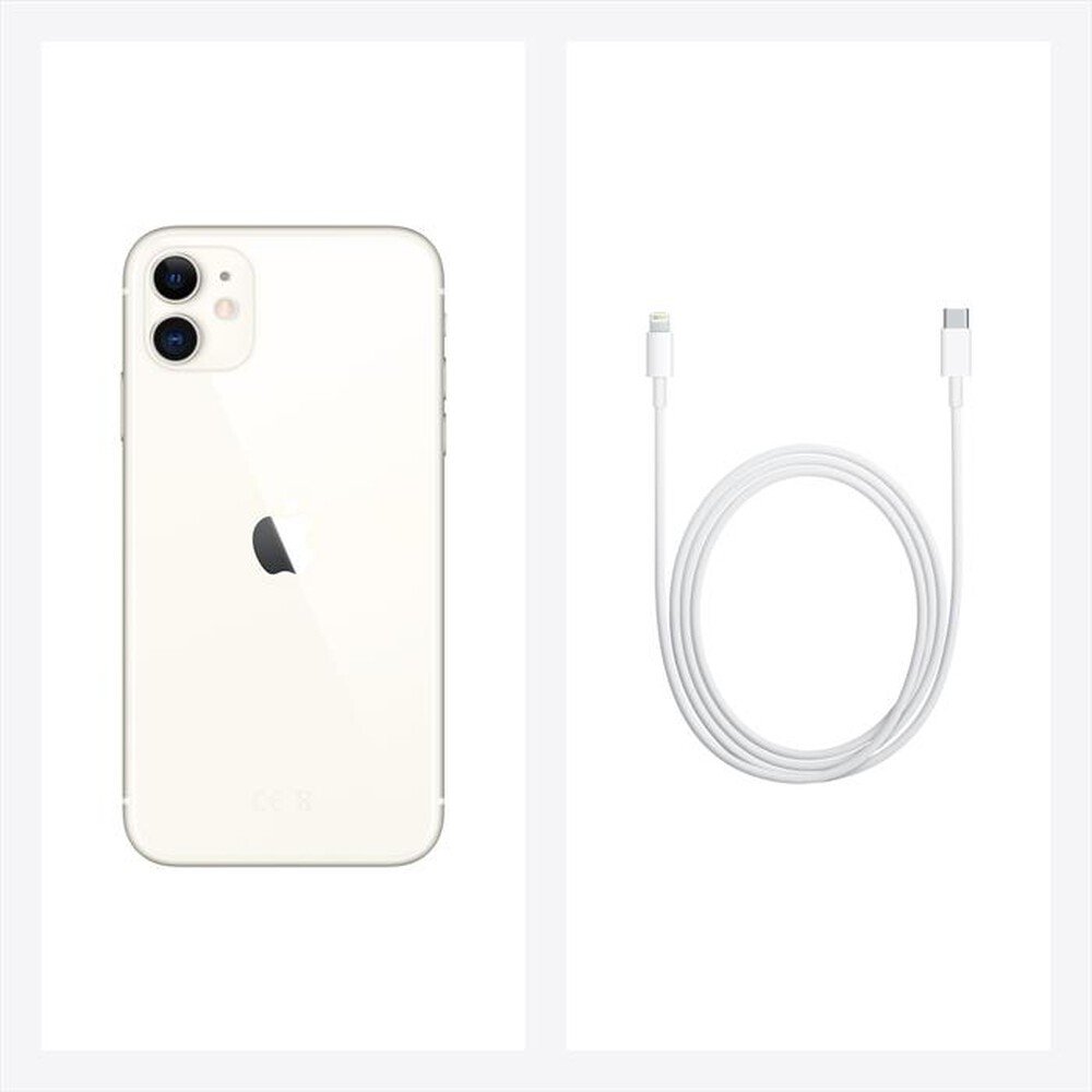 "APPLE - iPhone 11 64GB (Senza accessori)-Bianco"