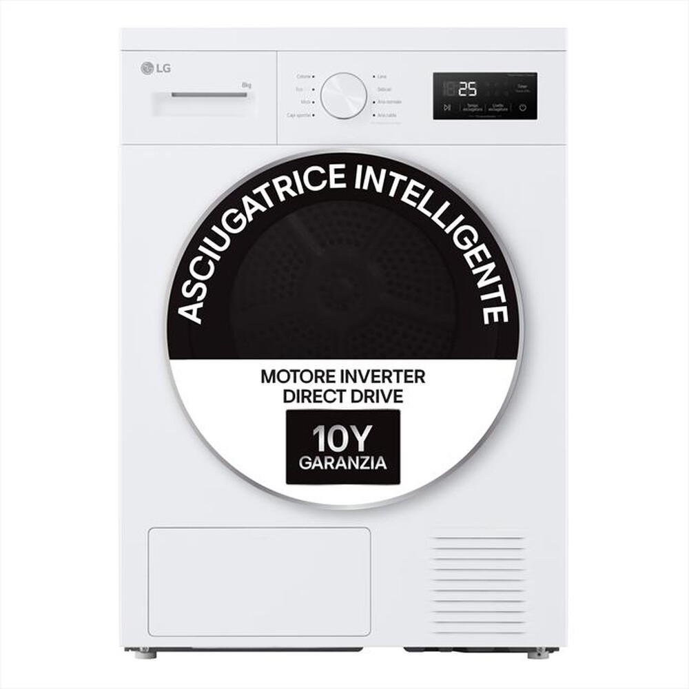 Immagine del prodotto LG - Asciugatrice RNA1008NWK 8Kg Classe D-Bianco