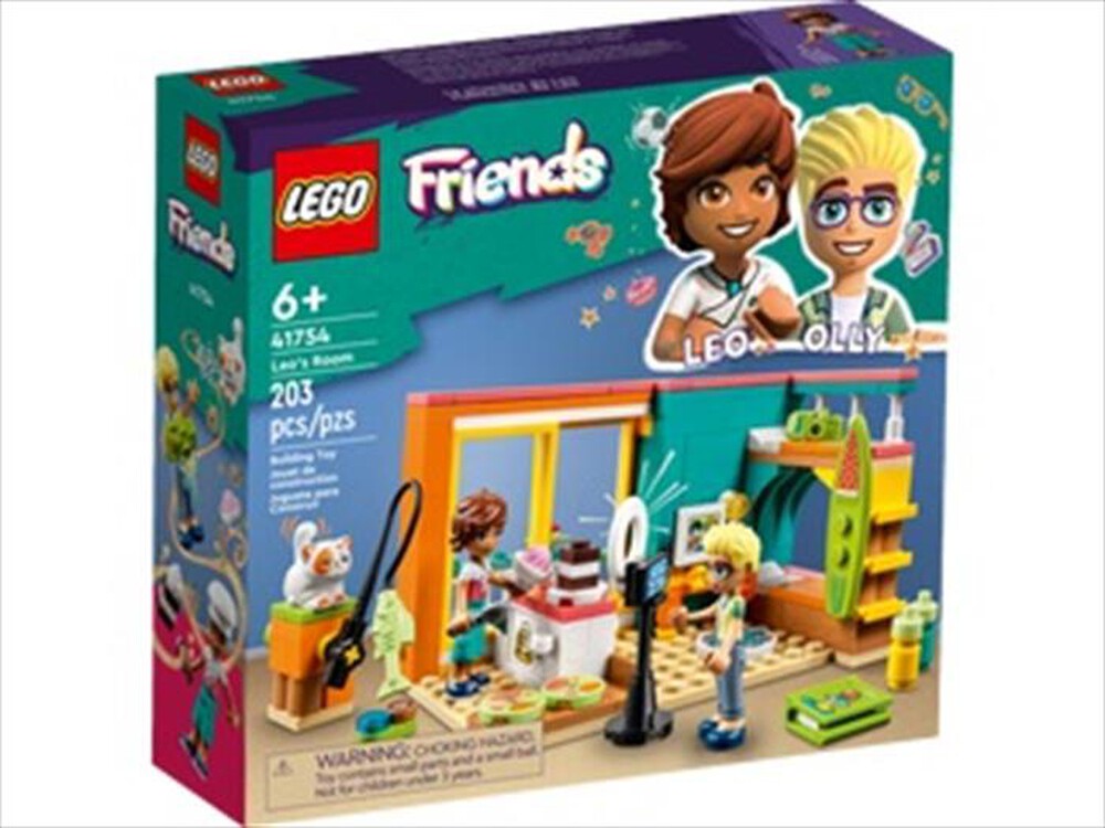 "LEGO - FRIENDS La cameretta di Leo - 41754-Multicolore"