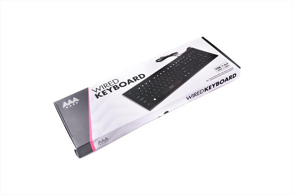 "AAAMAZE - WIRED KEYBOARD-Nero"