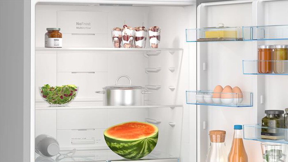 Immagine del prodotto BOSCH - Frigorifero Combinato KGN76XIEP Classe E 186x75 cm-Acciaio anti-impronta