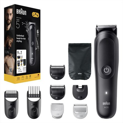 BRAUN - Rasoio AIO 5540-NERO