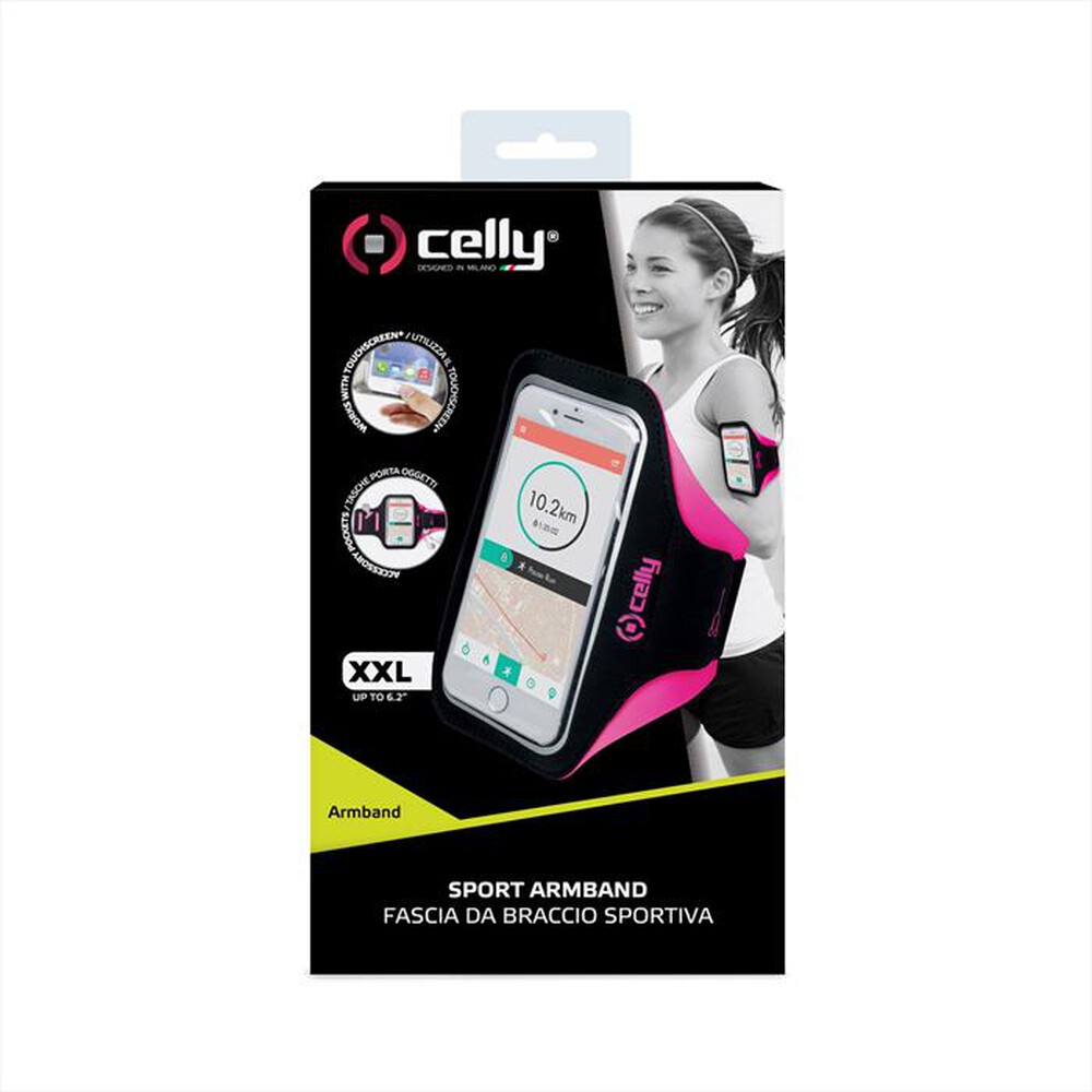 Immagine del prodotto CELLY - ARMBANDXXLPK - FASCIA DA BRACCIO FINO A 6.5-ROSA/NEOPRENE