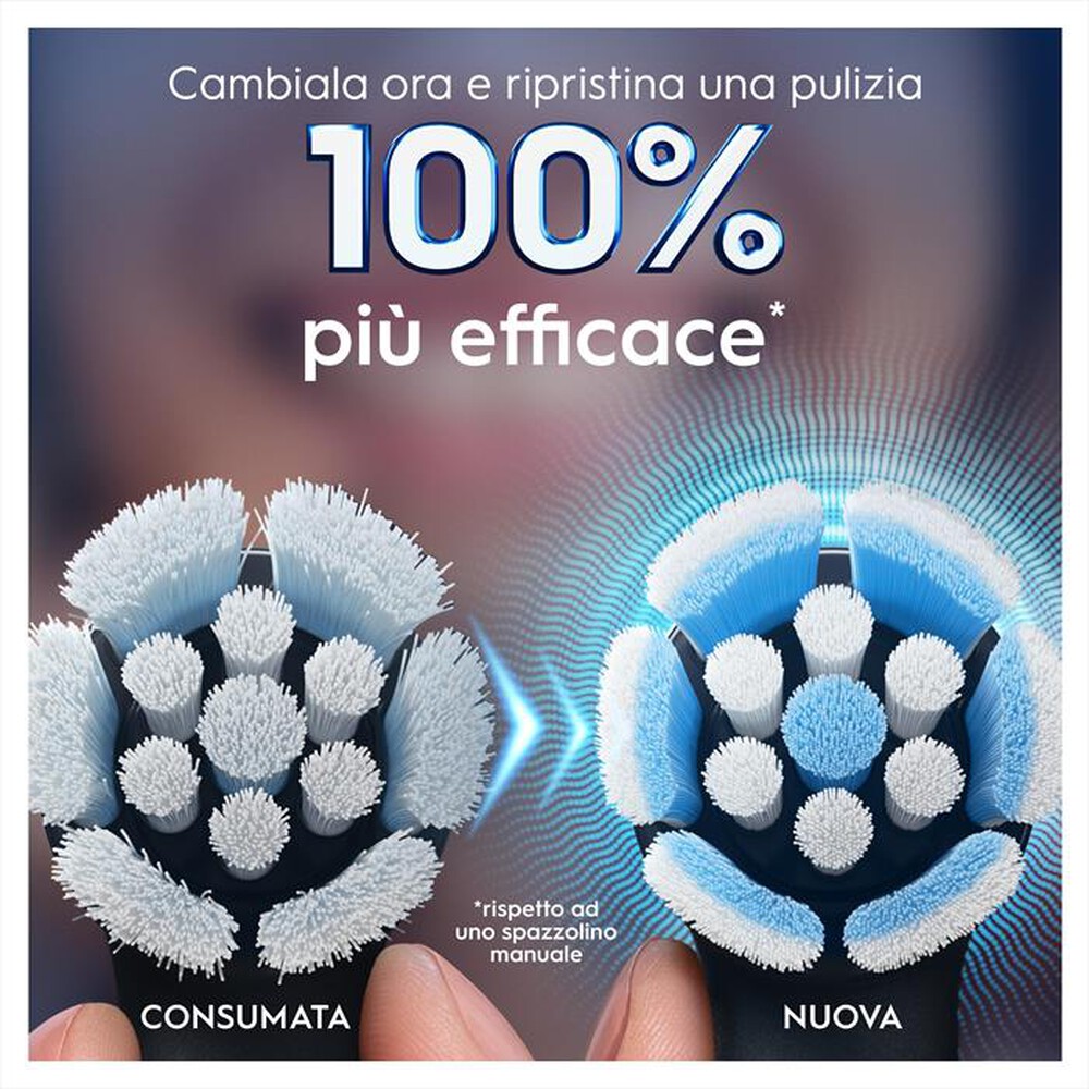 Immagine del prodotto ORAL-B - OB PW REFILL GENTLE CARE BLACK X2CT-NERO