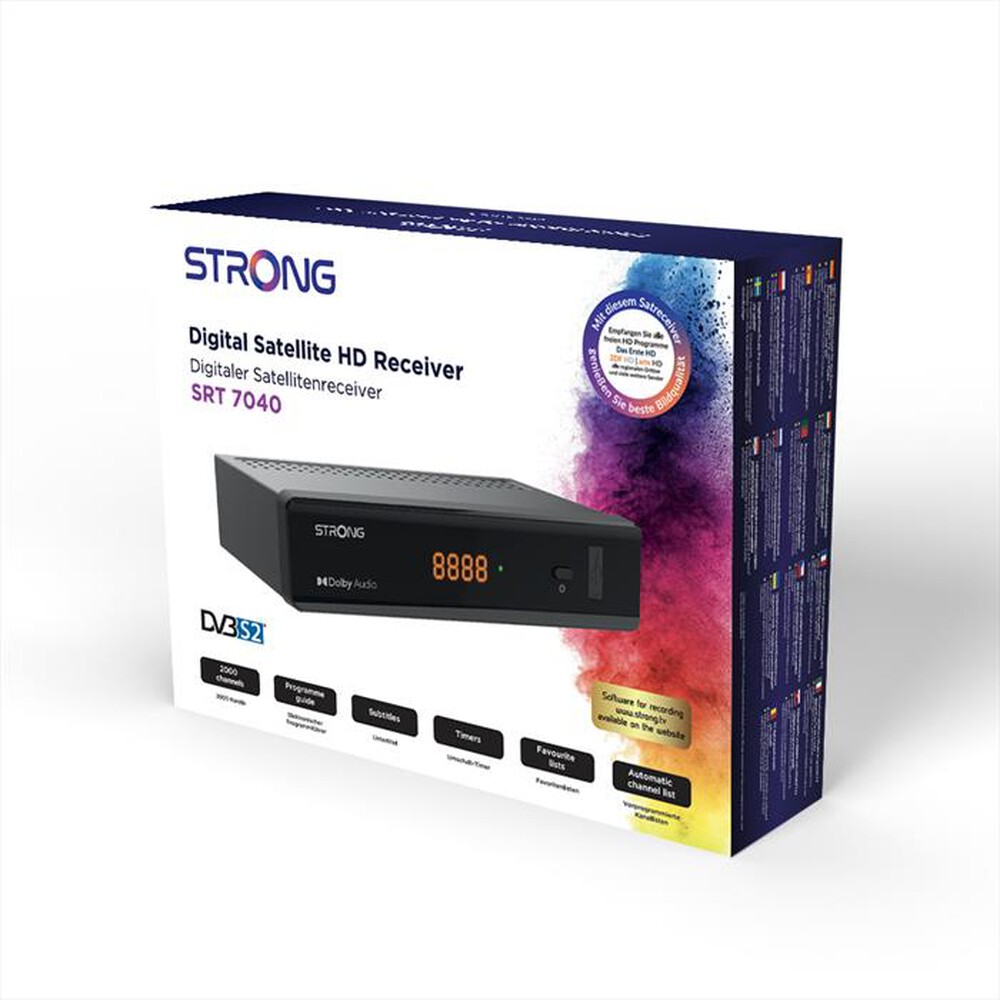 "STRONG - Ricevitore satellitare SRT7040-nero"