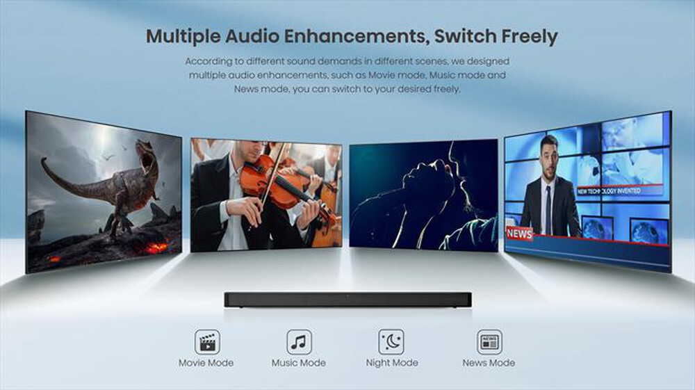"HISENSE - Soundbar HS205G-Nero"