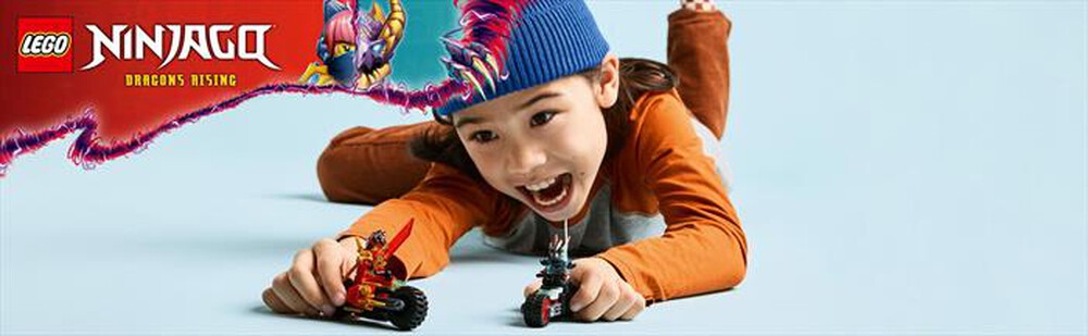 "LEGO - GARA DI VELOCIT SULLA MOTO DI KAI-,"