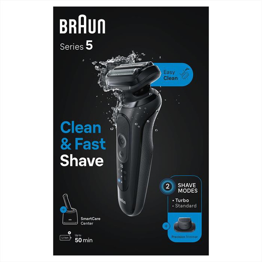 "BRAUN - Rasoio SERIES 5 52-N7200CC-NERO"