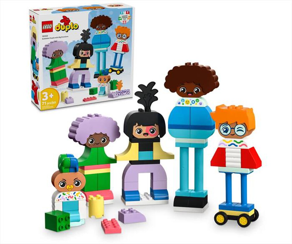 "LEGO - DUPLO Persone da costruire grandi emozioni - 10423-Multicolore"
