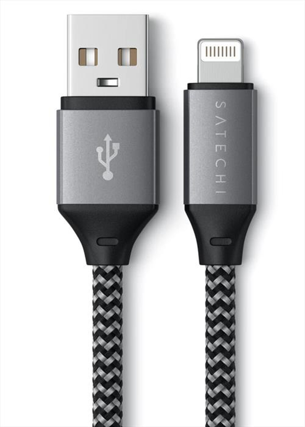 "SATECHI - CAVO USB-A LIGHTNING 25CM-grigio"