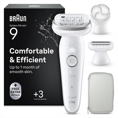 BRAUN - Epilatore Wet & Dry LEGEPIL SES9-061 BOX MN-ARGENTO
