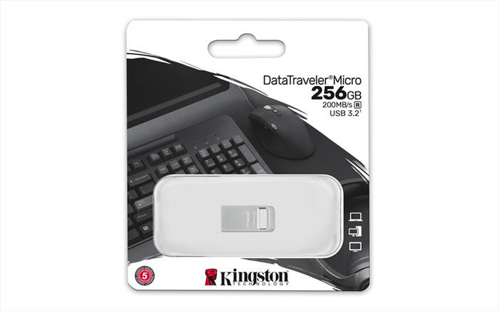 Immagine del prodotto KINGSTON - Memoria 256 GB DTMC3G2/256GB-SILVER