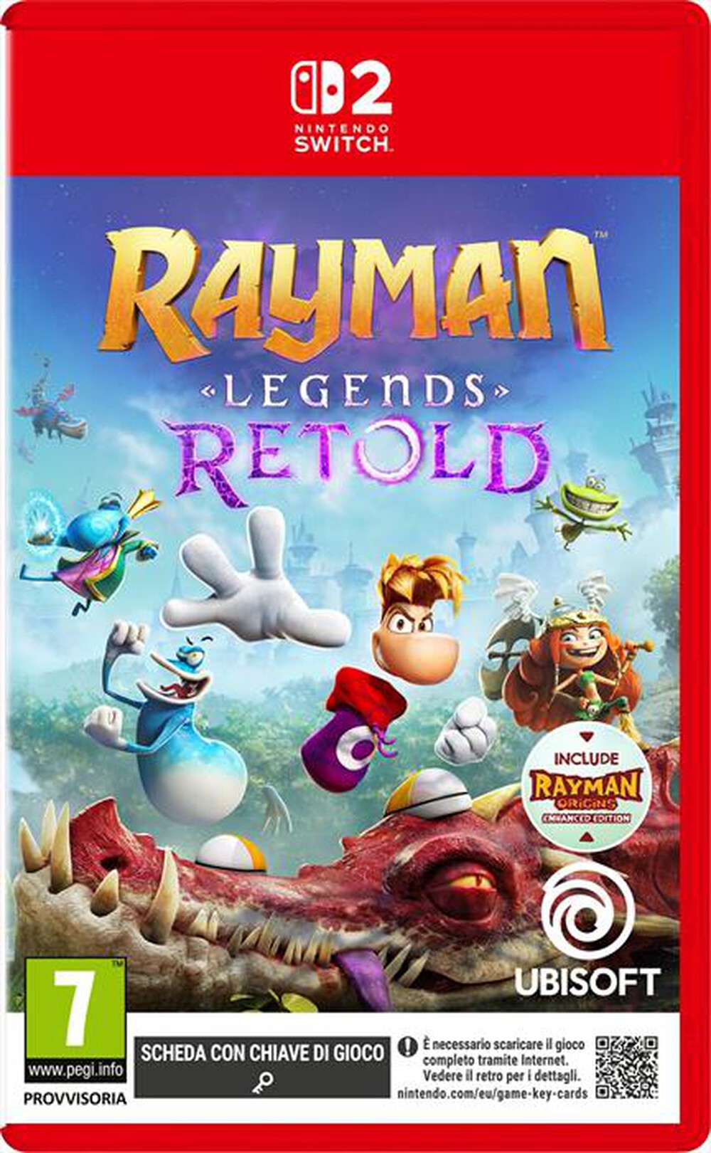 Immagine del prodotto UBISOFT - RAYMAN LEGENDS RETOLD NSW2