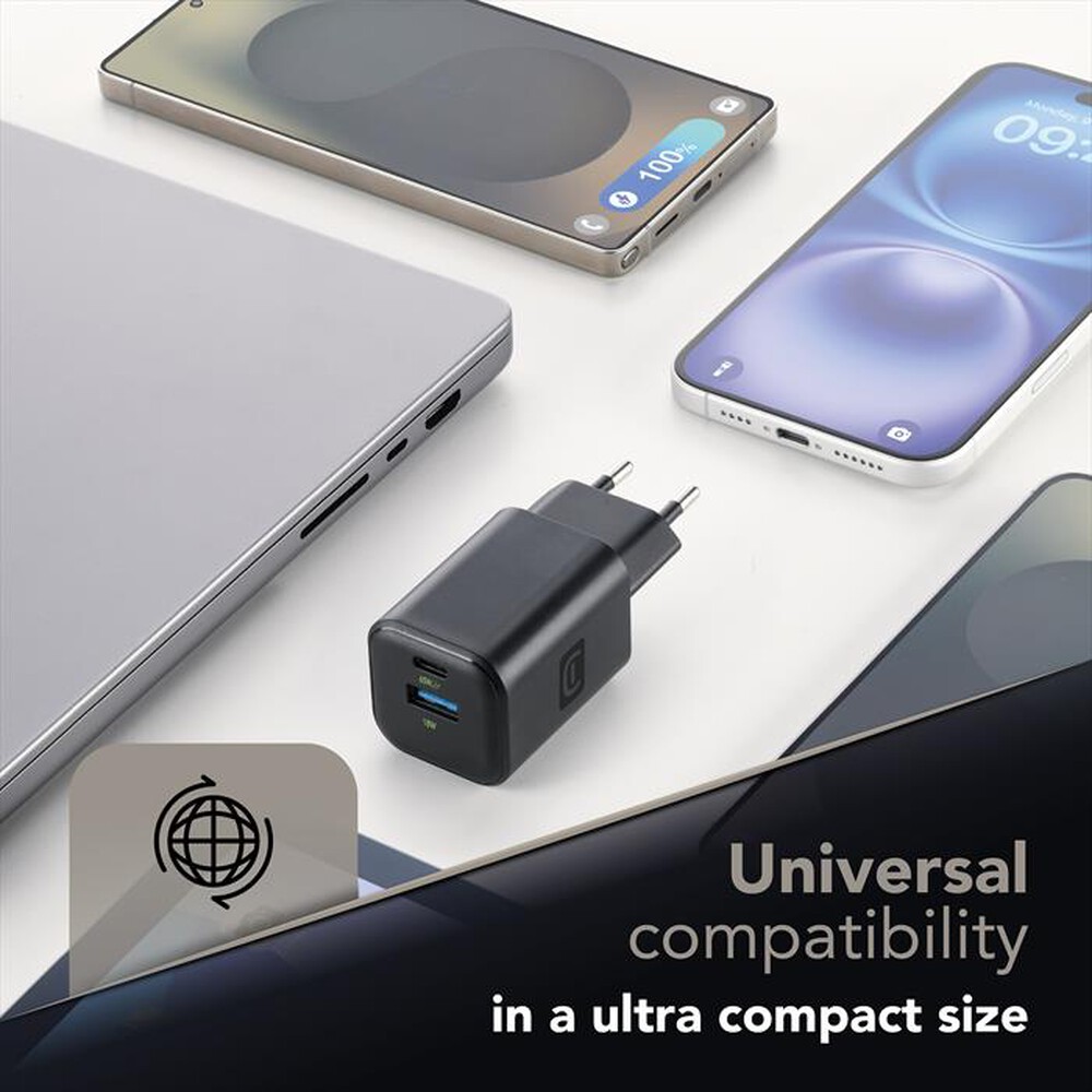 Immagine del prodotto CELLULARLINE - MULTIPOWER GAN 65W-Nero