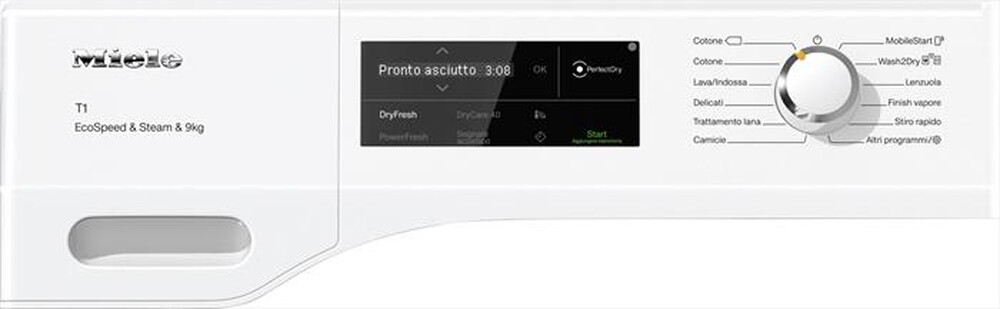 "MIELE - Asciugatrice TCL 790 WP ECOSPEED STEAM- 9 Kg -A+++"
