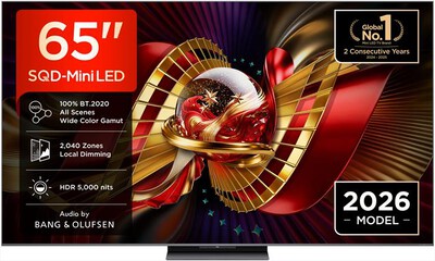 TCL - Smart TV SQD Mini LED 4K 65" 65C8L-Nero