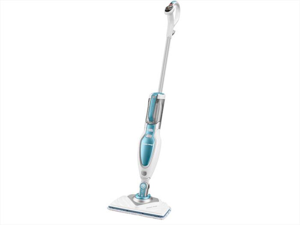 "BLACK & DECKER - FSM1630 Steam-mop DELUXE-Bianco/Azzurro"