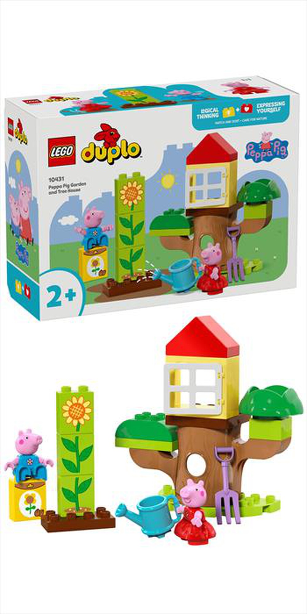 Immagine del prodotto LEGO - DUPLO Giardino e casa sull&rsquo;albero Peppa Pig 10431